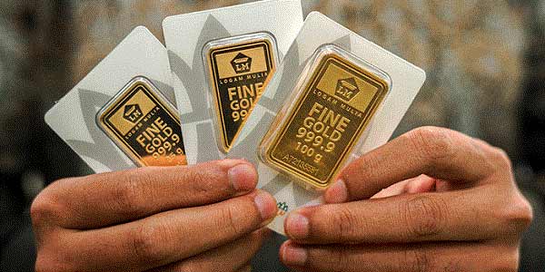 Emas antam sekarang dibanderol Rp 1.335.000 per gram